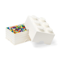 40000804 LEGO Hoiuklots 6 Valge